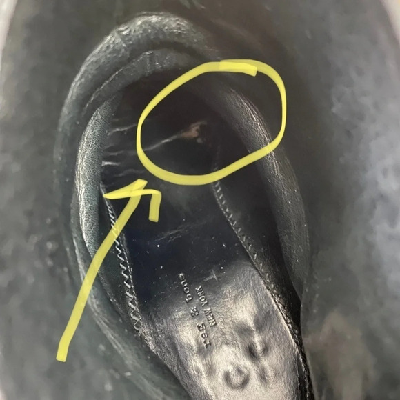 Rag & Bone Kerr Ankle Boots Womens 38.5 US 8 - 8.5 Black Leather Heeled Shoes - Picture 12 of 12